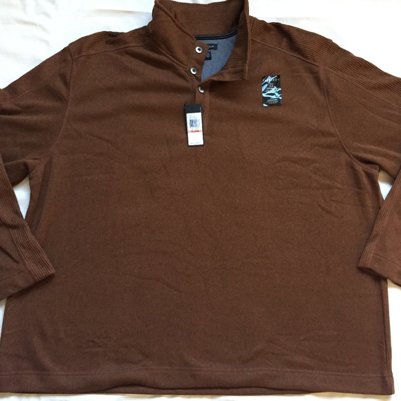 Van Heusen Other - Van Heusen Mens Insulating Fleece Brown Sweater 3X